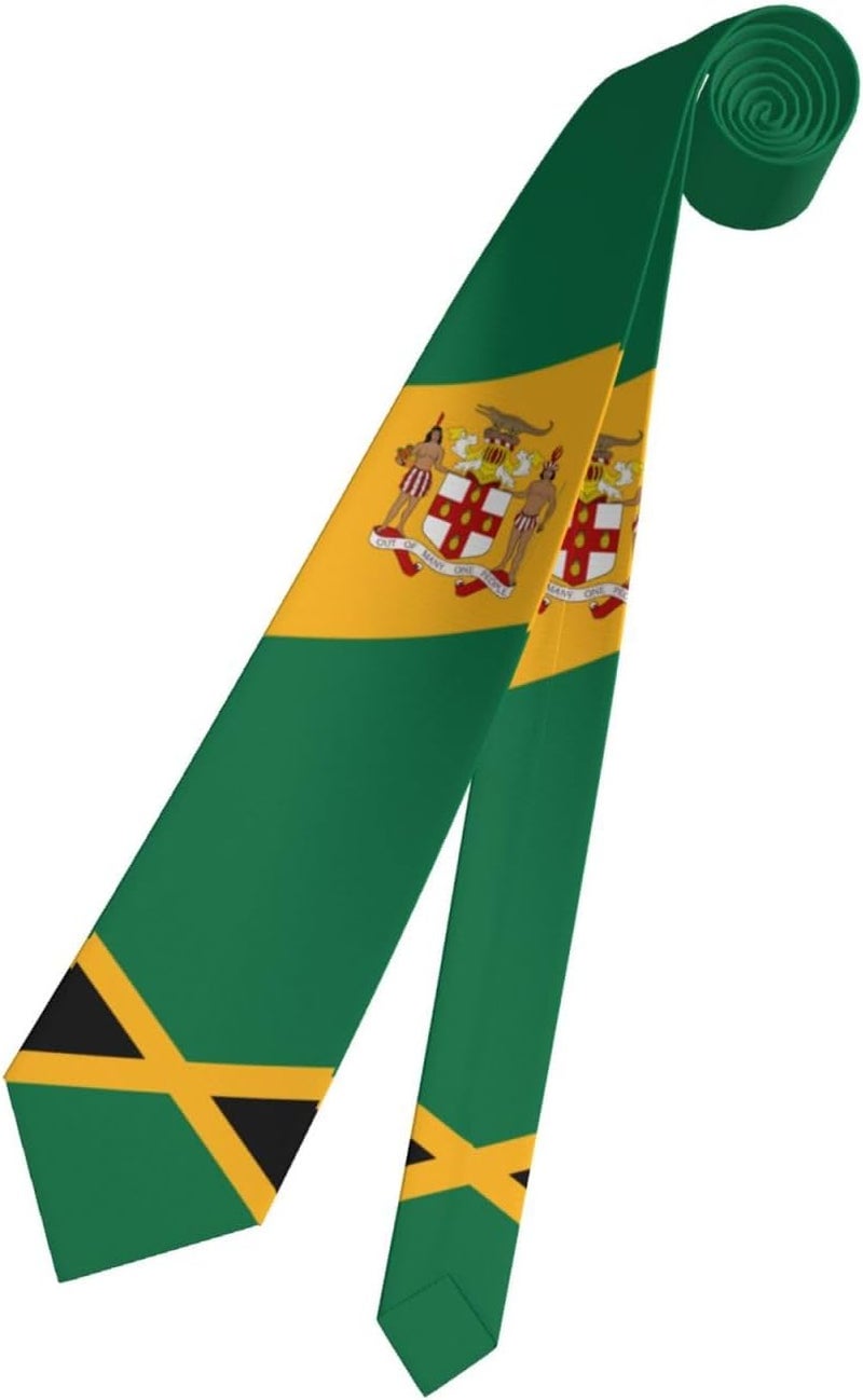 AKMCBSH National Flags Tie Comfortable Soft Novelty Necktie Unisex for Weddings Party Birthday Gift - Image 2
